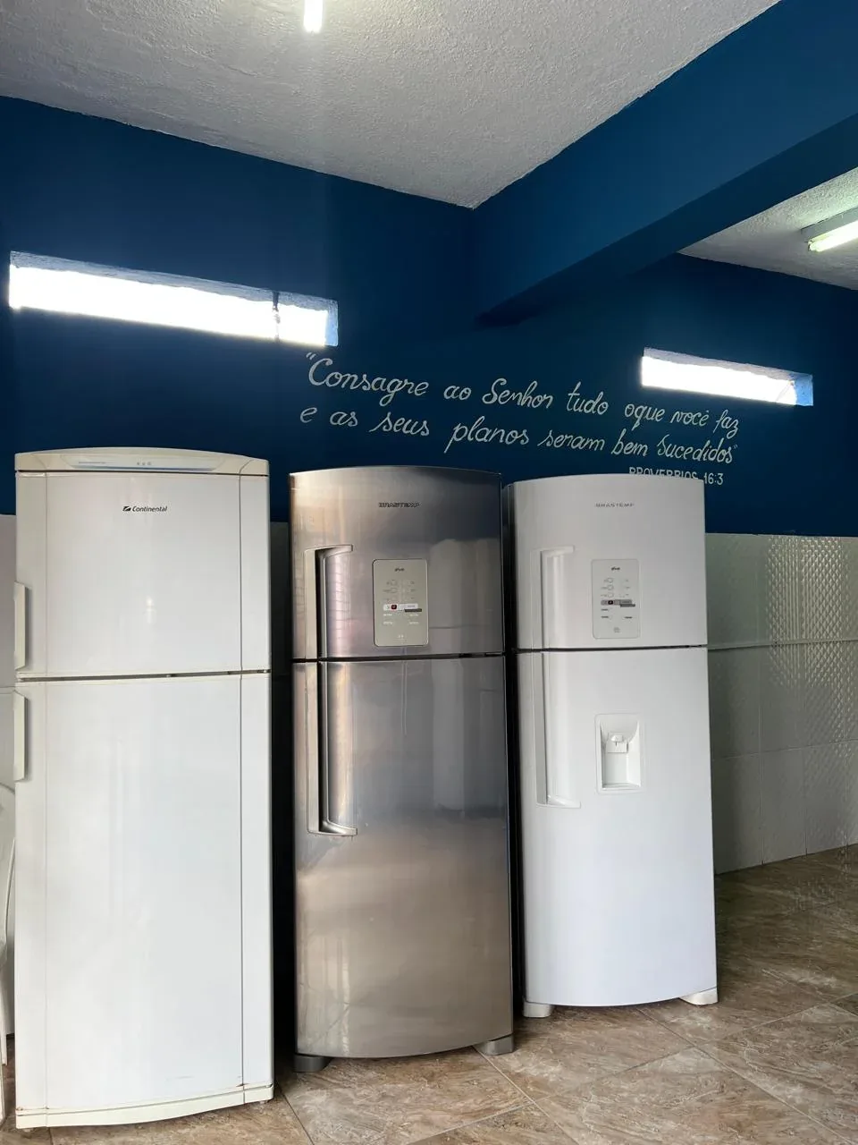 Interior da loja Rodrigues Refrigerações